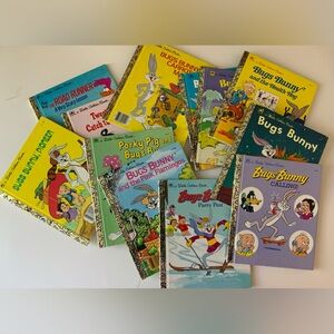 Vintage Bugs Bunny and Friends Little Golden Books - Story Collection